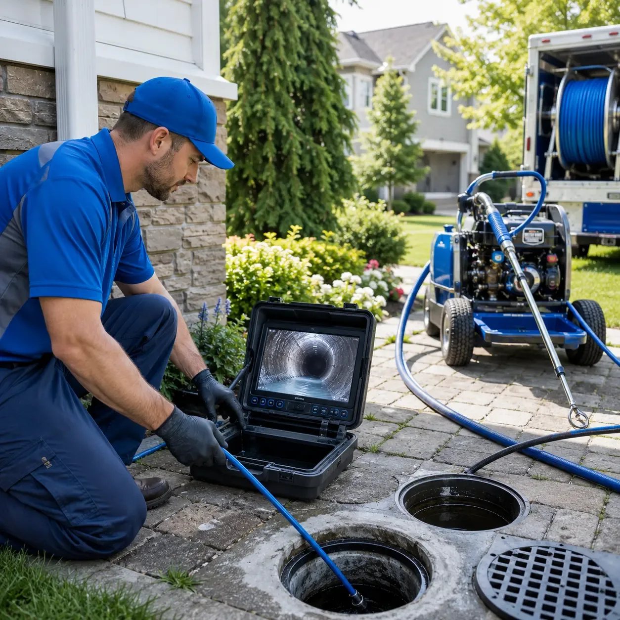 Outdoor drain cleaning professionals serving Southport, CT